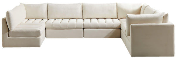 Jacob Cream Velvet Modular Sectional