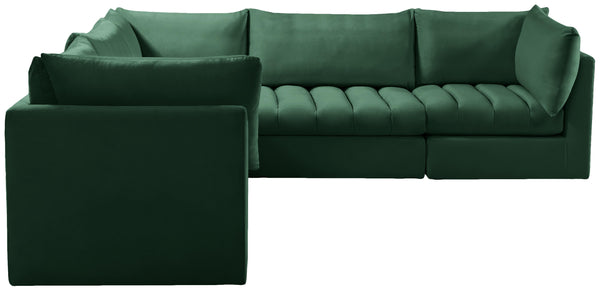 Jacob Green Velvet Modular Sectional