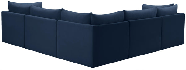 Jacob Navy Velvet Modular Sectional