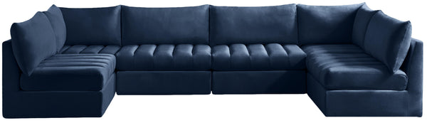 Jacob Navy Velvet Modular Sectional