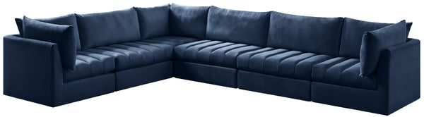 Jacob Navy Velvet Modular Sectional