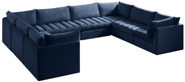 Jacob Navy Velvet Modular Sectional