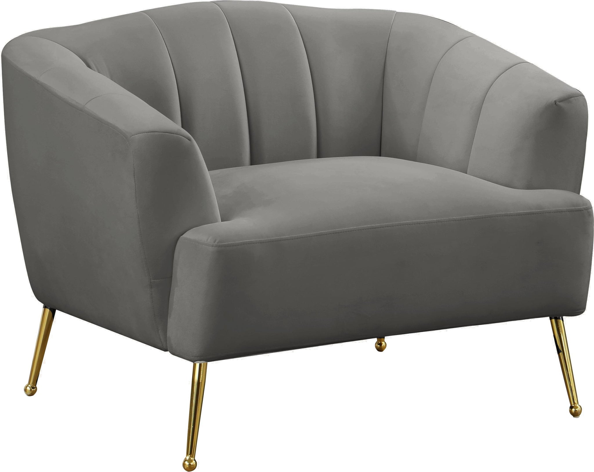 Tori Grey Velvet Chair image