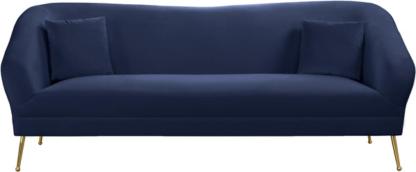 Hermosa Navy Velvet Sofa