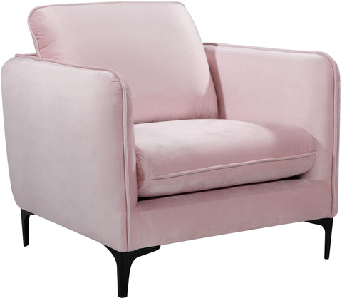 Poppy Pink Velvet Chair image