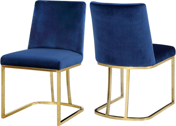 Heidi Navy Velvet Dining Chair