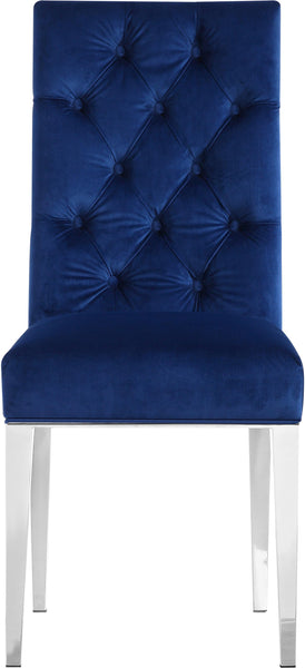 Juno Navy Velvet Dining Chair