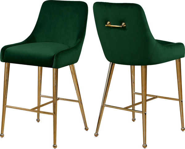 Owen Green Velvet Stool image