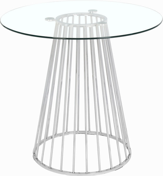 Gio Chrome Counter Height Table