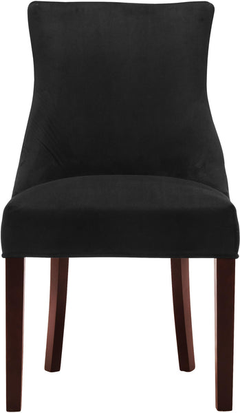 Hannah Black Velvet Dining Chair