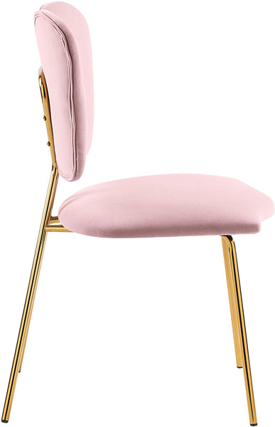 Angel Pink Velvet Dining Chair