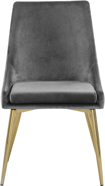 Karina Grey Velvet Dining Chair