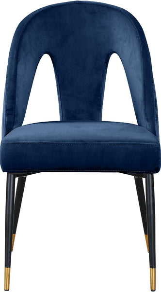 Akoya Navy Velvet Dining Chair