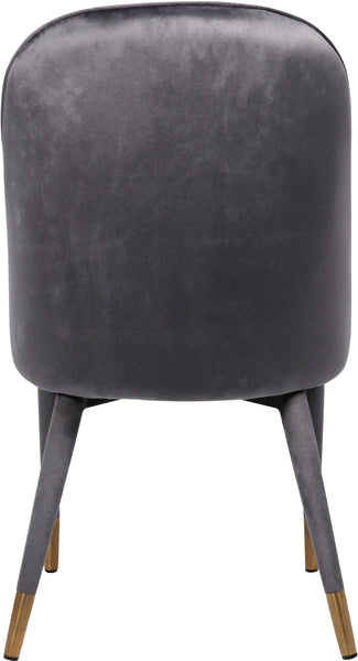 Belle Grey Velvet Dining Chair