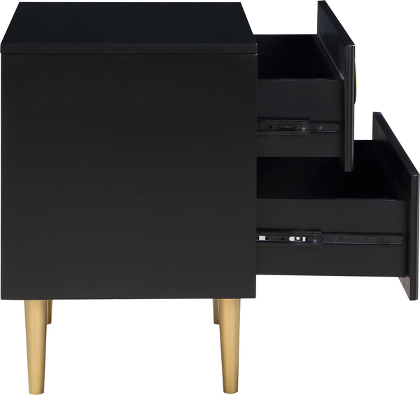 Zayne Black Night Stand