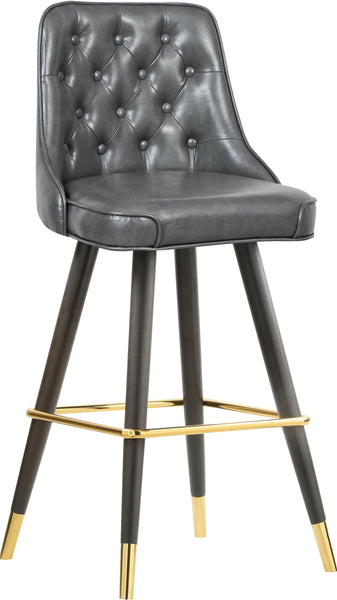 Portnoy Grey Faux Leather Counter/Bar Stool