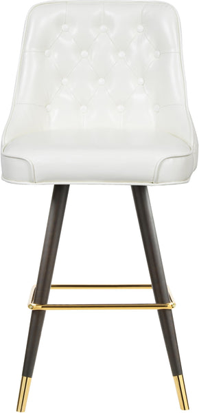 Portnoy White Faux Leather Counter/Bar Stool