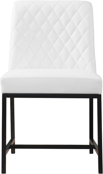 Bryce White Faux Leather Dining Chair