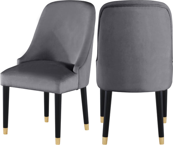 Omni Grey Velvet Dining Chair image