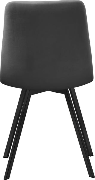 Annie Grey Velvet Dining Chair