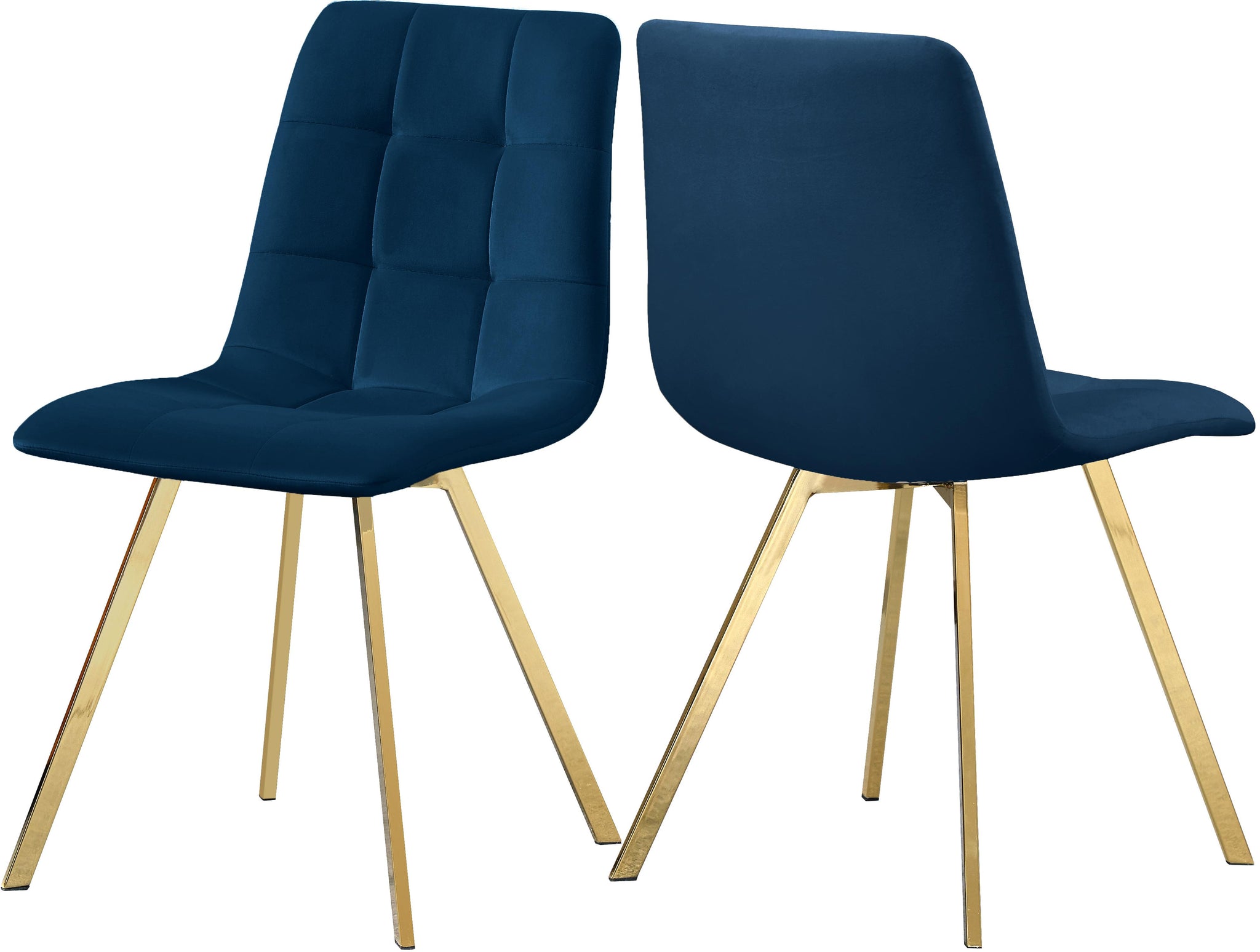 Annie Navy Velvet Dining Chair image