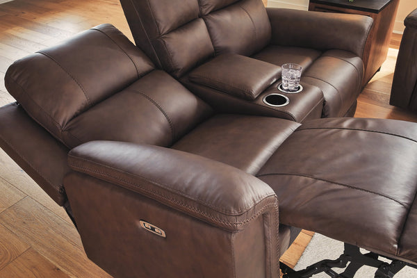 Bleckley Power Reclining Loveseat with Console