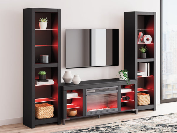 Cayberry Entertainment Center with Electric Fireplace