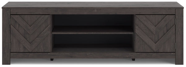 Cayboni 71" TV Stand with Electric Fireplace