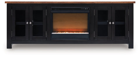Wildenauer 76" TV Stand with Electric Fireplace