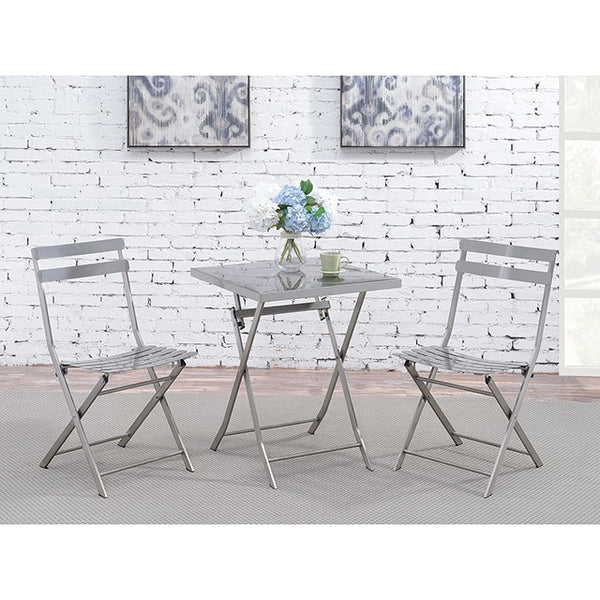 Lilah Stainless Folding Chair (2/Ctn)