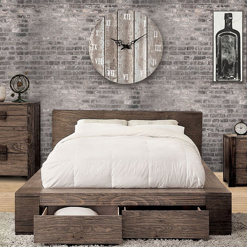 Janeiro Bed Brown & Grey