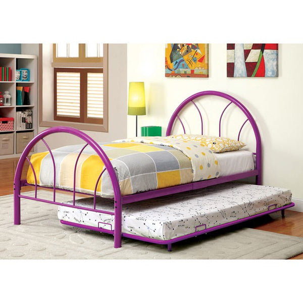 Rainbow Full Bed Black, White, Silver, Black, & Green