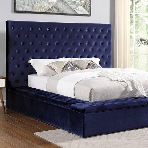 Davida Queen Bed Blue