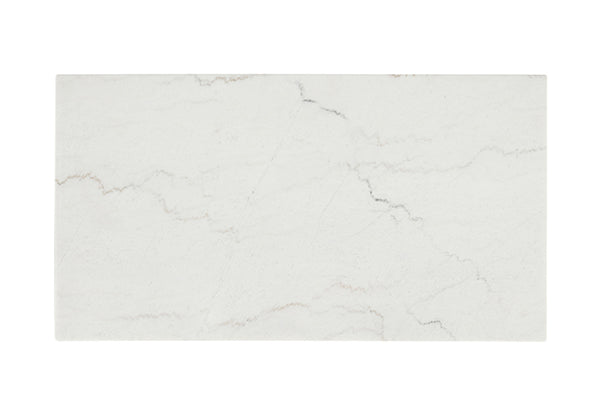 Thisted Rectangle Marble Coffee Table w/ Casters