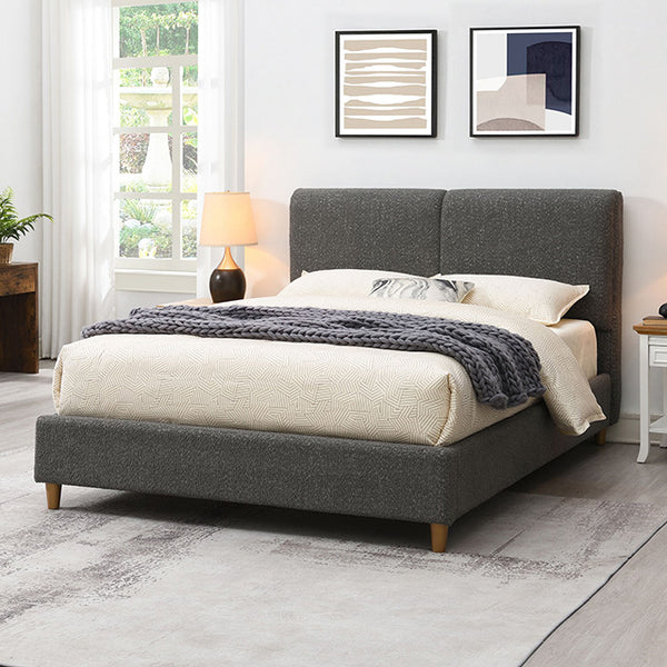 Stavern Bed Black & Grey