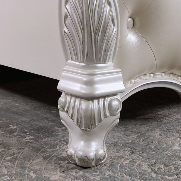 Ventresca Bed White & Chrome